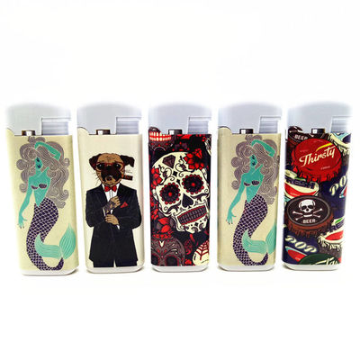Model NO. DY-F008 Custom Cool Cover Encendedor Windproof Cigarette Electric Lighter