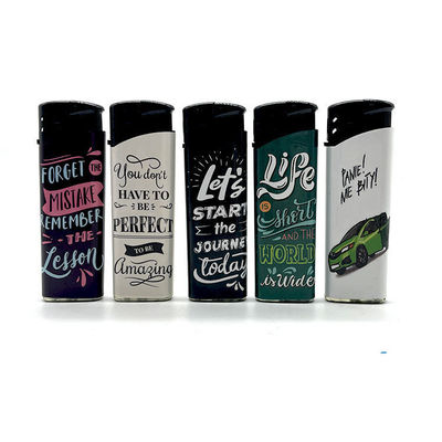 Torch Dongyi Fashion Customized Plastic Gas Lighter for Europe Market 8.1*2.58*1.14 CM