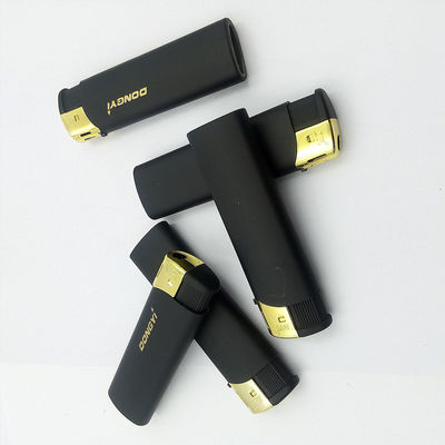 Plastic Black Rubber High Selling Cigarette Lighter for Europe Market