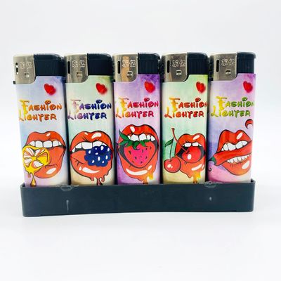 Custom PVC Wrap Gas Lighter for Refillable and Disposable Needs Customized Request