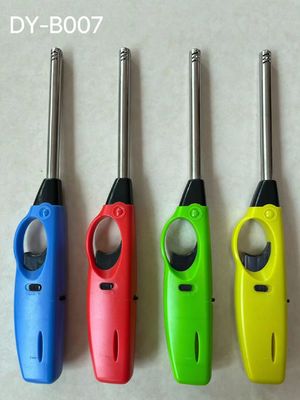 Electronic Promotion Gift Refillable Butane BBQ Kitchen Lighter with Initial Payment