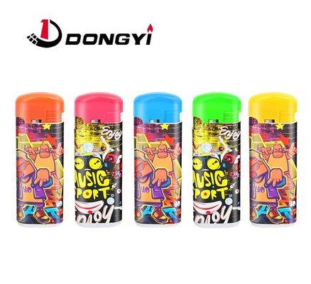 Five Colors USB Rechargeable Cigarette Lighter with Print Logo Gas Lighter 68*27.8*13mm