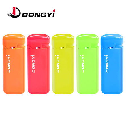 Five Colors USB Rechargeable Cigarette Lighter with Print Logo Gas Lighter 68*27.8*13mm