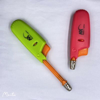 Refillable Butane Gas Candle Kitchen Stove Lighter 68*27.8*13mm Accepting OEM Colors