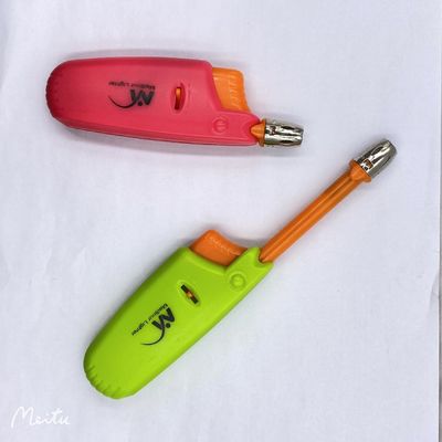 Refillable Butane Gas Candle Kitchen Stove Lighter 68*27.8*13mm Accepting OEM Colors