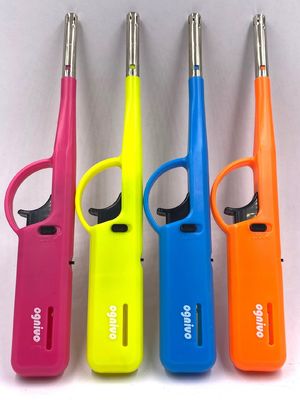 Colorful Refillable Gas BBQ Lighter for Adjustable Flames and Kitchen Stove 19.5/21kgs