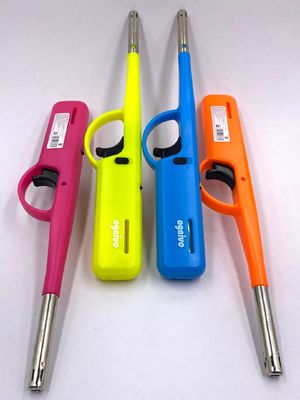 Colorful Refillable Gas BBQ Lighter for Adjustable Flames and Kitchen Stove 19.5/21kgs