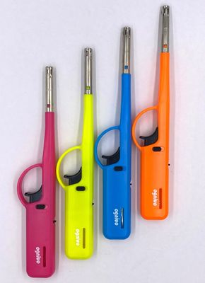 Colorful Refillable Gas BBQ Lighter for Adjustable Flames and Kitchen Stove 19.5/21kgs