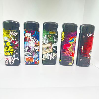 Model NO. DY-F008 Fashion Windproof Cigarette Electronic Lighter with Beautiful Designs