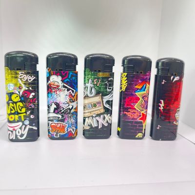 Model NO. DY-F008 Fashion Windproof Cigarette Electronic Lighter with Beautiful Designs