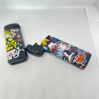 Model NO. DY-F008 Fashion Windproof Cigarette Electronic Lighter with Beautiful Designs