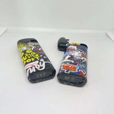 Model NO. DY-F008 Fashion Windproof Cigarette Electronic Lighter with Beautiful Designs