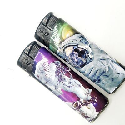 Cr Electronic Gas Torch Lighter with Frost Painting The Perfect Everyday Companion
