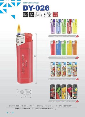 Refillable Electronic Lighters Cigarette Lighter DY-026 Customized for Your Request