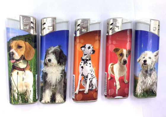 Plastic Transparent Disposable Cigarette Lighter Refillable Gas Encendedor Custom