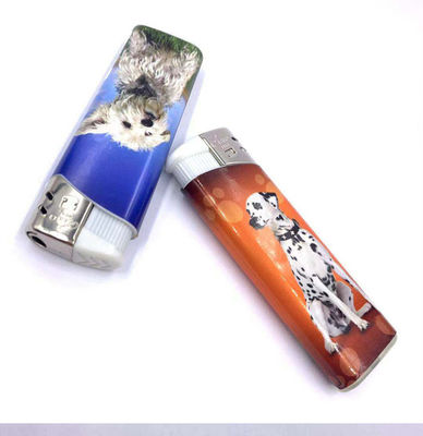Plastic Transparent Disposable Cigarette Lighter Refillable Gas Encendedor Custom