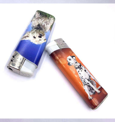 Plastic Transparent Disposable Cigarette Lighter Refillable Gas Encendedor Custom