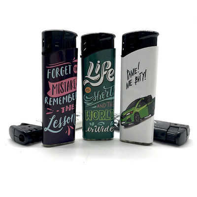 Torch Dongyi Fashion Customized Plastic Gas Lighter for Europe Market 8.1*2.58*1.14 CM
