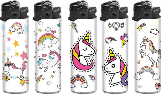 Plain Color Rechargeable Cigarette Lighter with Customer Logo and Customized Design