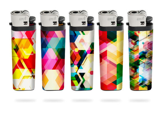 Refillable Encendedor Europe Market Disposable Flint Gas Lighter with and Certificates