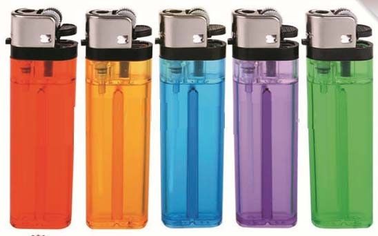 Refillable Encendedor Europe Market Disposable Flint Gas Lighter with and Certificates