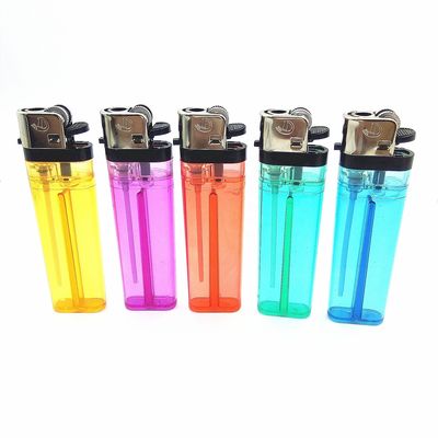 Custom Cigarette Disposable Transparent Flint Lighter Model NO. DY-60 Samples US 20/Piece