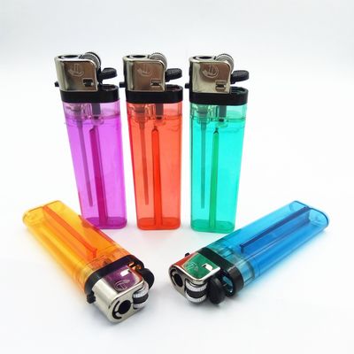 Custom Cigarette Disposable Transparent Flint Lighter Model NO. DY-60 Samples US 20/Piece