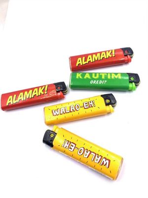 Kitchen Flame Disposable Stone Gas Lighter with Custom Logo Butane Gas Flint Lighter