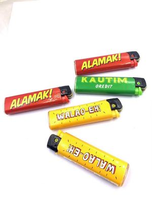 Kitchen Flame Disposable Stone Gas Lighter with Custom Logo Butane Gas Flint Lighter