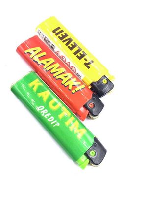 Kitchen Flame Disposable Stone Gas Lighter with Custom Logo Butane Gas Flint Lighter