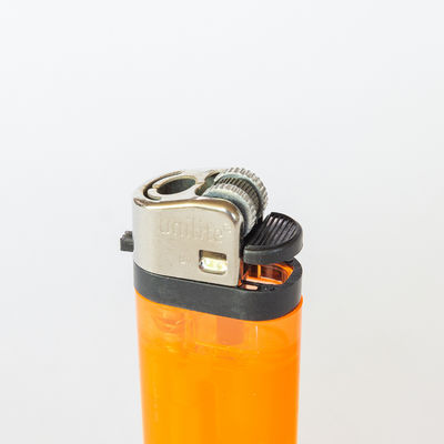 Disposable Plastic Flint Lighter with 5 Colors and 8.0*2.37*1.18 cm