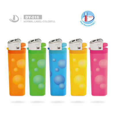 Colorful Refillable Gas Lighter with ISO9994 Certificate Customized Request Accepted