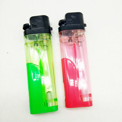 Original Lighter Size 80*23.7*11.8mm Disposable Flint Lighter LED Dy-F80