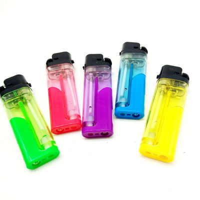 Original Lighter Size 80*23.7*11.8mm Disposable Flint Lighter LED Dy-F80