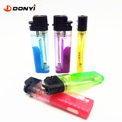 Original Lighter Size 80*23.7*11.8mm Disposable Flint Lighter LED Dy-F80