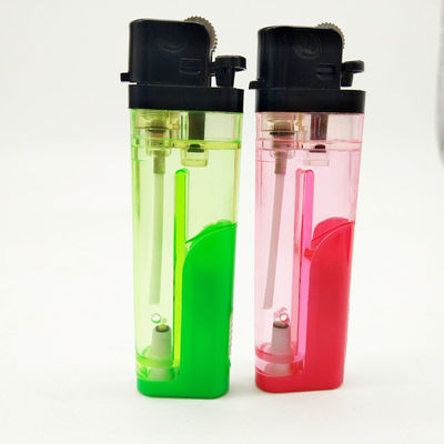 Original Lighter Size 80*23.7*11.8mm Disposable Flint Lighter LED Dy-F80