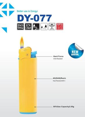 Dy-077 Flint Gas CE Lighter Plastic Samples US 0.01/Piece 1 Piece Min.Order Request Sample