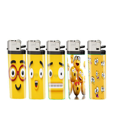 Beautiful Design Flame Disposable Flint Stone Smoking Gas Lighter for European Market