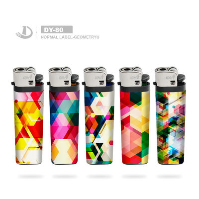 2023 Electronic Torch Disposable Plastic Flint Gas Lighter for Electronic Cigarettes