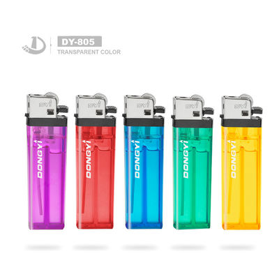 Customization Dongyi Popular Plastic Flint Wheel Gas Cigarette Lighter with 80mm Length