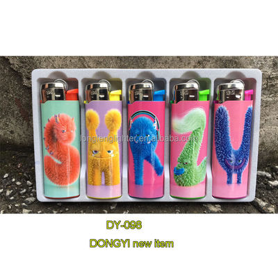 Refillable Plastic Smoking Lighter Model NO. DY-098 for Outdoor Smoking Needs
