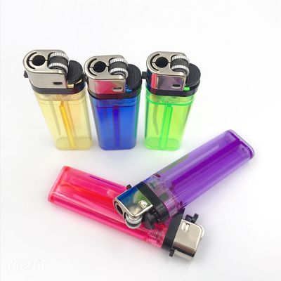 Five Colors Volueable Disposable Flint Wheel Lighter Gas Lighter Samples US 0.02/Piece