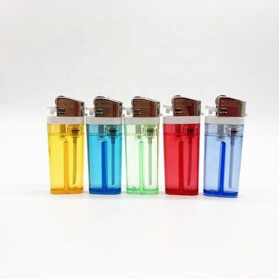 Torch Standard Flint Wheel Lighter Transparent Color Cigarette Lighter Customization