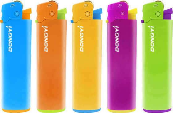 Model NO. DY-077 Custom Plastic Disposable Lighter with Big Printing Gas Cigarette
