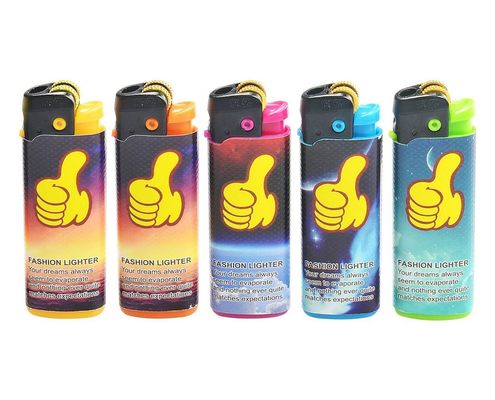 Flint Changeable Refillable Gas Lighter for Cigarette and Decorative MSDS Certificate