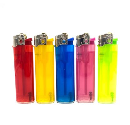Mini Disposable and Refillable Flint Gas Lighter with Customer Logo in Five Colors