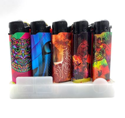 Changeable Flint Rechargeable Lighter Refillable Cigarettes Gas Lighter Customization