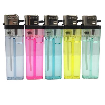 Disposable Dy-016 Transparent Flint Gas Lighter Meets EUR Standard Customized Request