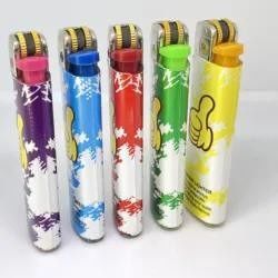DY-077 EU Standard Electric Lighter with Diverse Stickers from Baida Manufacture