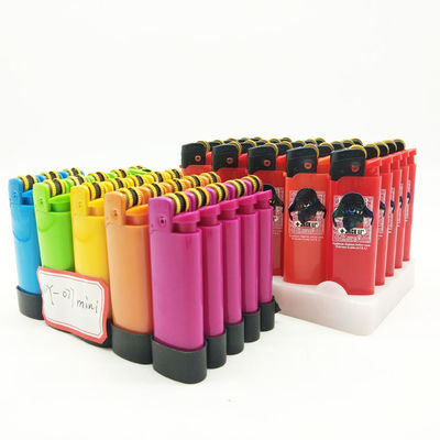 Customized Color Disposable Gear Pulley Lighter for Smoking Accessories